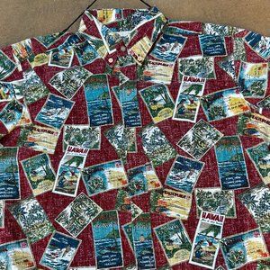 Reyn Spooner Mele Kalikimaka Christmas postcards from paradise